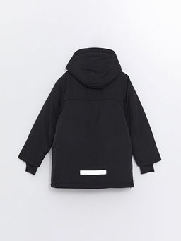 Kap??onlu Reflekt?r Detayl? Erkek ?ocuk Mont - Waikiki фото 3