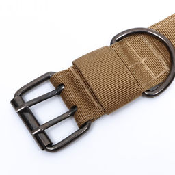 Ошейник с мягкой подкладкой, 75 х 4 см, ОШ 51-61 см, песочный - Пижон фото 7