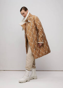 Пальто женское арт. 314W, бежевый