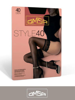(Omsa) Style 40 (чул) (ЧЗ) nero