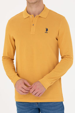 Мужской горчичный базовый свитшот Неожиданная скидка в корзине - U.s. polo assn фото 13