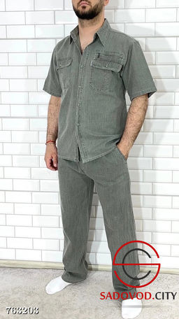 Мужской летний брючный костюм