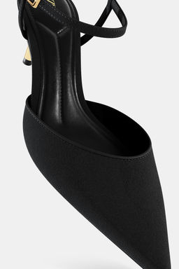 HEELED SLINGBACK SHOES - Zara фото 2