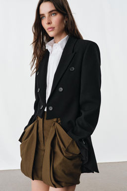 BLAZER ASIM?TRICA ZW COLLECTION / Negro - Zara фото 12