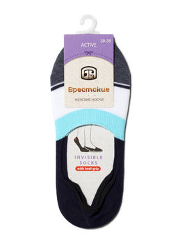Цена за 2 пары. Последники Брестские НОСКИ ЖЕНСКИЕ ACTIVE 1334 (подследники с антискользящим покрытием на пятке) - Conte elegant фото 2