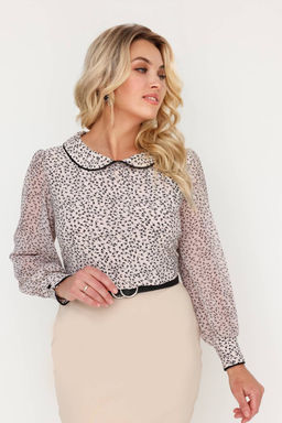 Блузка женская 7073/02/Бежевый - Rise фото 5