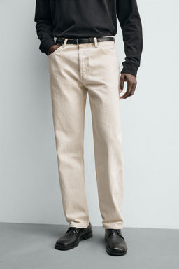 JEANS STRAIGHT FIT / Blanco roto - Zara фото 5