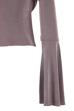 Tas Fitted/Vucuda Oturan V Yaka Uzun Kollu Baglama Detayl? Buzzy Orme Bluz TWOSS26BZ00184