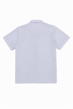 Голубая рубашка с коротким рукавом для мальчика - U.s. polo assn фото 2