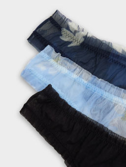 Цена за 2 штуки! Трусы бразилиана женские в наборе, 3 шт - Mark formelle фото 10