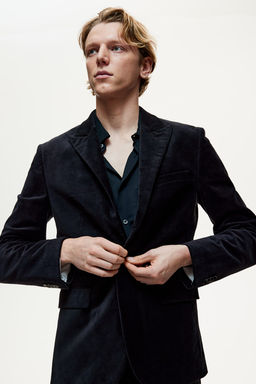 Americana de terciopelo Slim Fit - H&m фото 4