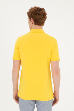U. S. Polo Assn / Мужская желтая базовая футболка - U.s. polo assn фото 12
