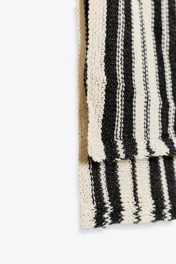 STRIPED KNIT TOP WITH LINEN - Zara фото 14