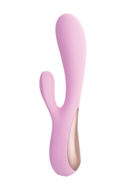 Нереалистичный вибратор Satisfyer Mono Flex, силикон, розовый, 20,4 см.