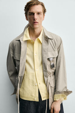 PARKA T?CNICA LIGERA / Beige claro - Zara фото 5