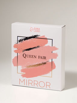 Зеркало настольное, овальное, на ножке, 14.5×29 см, (14.5×19.5 см), цвет серебряный