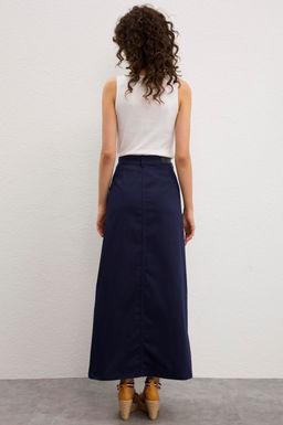 Женская темно-синяя тканая юбка Неожиданная скидка в корзине - U.s. polo assn фото 2