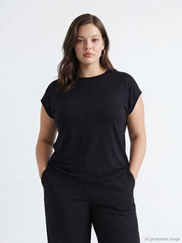 Bisiklet Yaka Kad?n Tunik