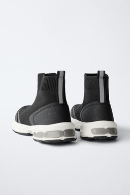 HIGH-TOP SOCK SNEAKERS - Zara фото 6