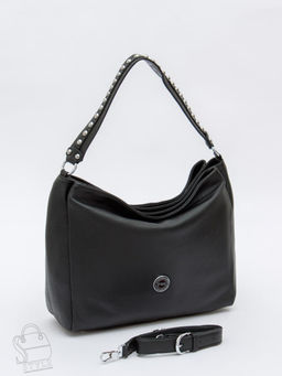 Сумка женская кожаная 0539C black Polina&Eiterou