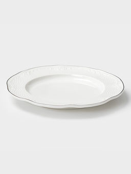 Тарелка WY Empire, d=18 см, фарфор, белая