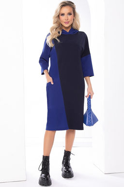 Платье Модное веяние (темно-синее/электрик) П8214 - Lt collection фото 9