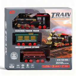 Железная дорога "Поезд и пути-1" (свет, распылитель) в коробке