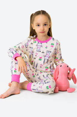 Хлопковая пижама для девочки Bonito  фото 6