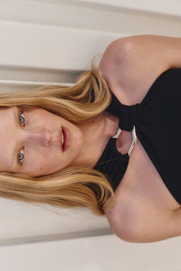 GOLD APPLIQUE KNOT TOP - Zara фото 8