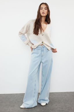 Tas Yumusak Dokulu Bulut Desenli Triko H?rka TWOAW21HI0490 - Trendyolmilla фото 2