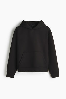 Sudadera efecto neopreno con capucha Loose Fit