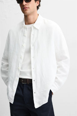 100% LINEN SHIRT - Zara фото 21