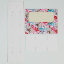 Цена за 5 шт. Коробка для конфет и кейк-попсов, кондитерская упаковка Расцветай от счастья, 10?20?5 см