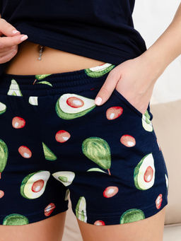 Костюм женский, модель 146, трикотаж (Авокадо, синий)