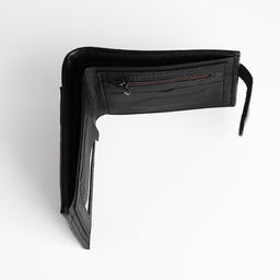 Портмоне мужское на магните, отдел для купюр, для карт, для монет, цвет чёрный - Simaland фото 5