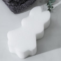 Губка для купания Зверушки, 1494 см, сверхмягкий поролон, цвет белый - Simaland фото 3