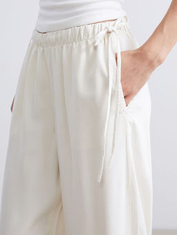 Beli Lastikli Wideleg Kad?n Jean Pantolon