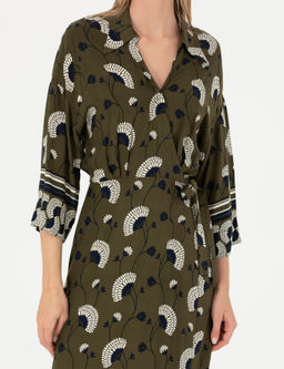 Kahverengi Comfort Fit Dokuma Elbise - Pierre cardin фото 6