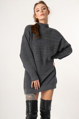 Платье-свитер короткое из шерсти - Fly фото 29