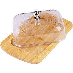 40502 Масленка 2 пр пластик/бамбук MB (х24). - Mayer&boch фото 2