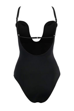 Siyah Straplez Kapl? High Leg Brazilian Mayo TBESS26MA00029