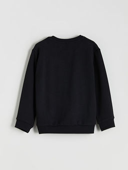 Bisiklet Yaka Erkek ?ocuk Sweatshirt