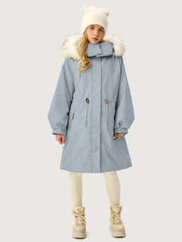 Парка 5з4626 синий туман