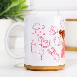 Кружка сублимация Супер мама девочки, с нанесением - Дарим красиво фото 4