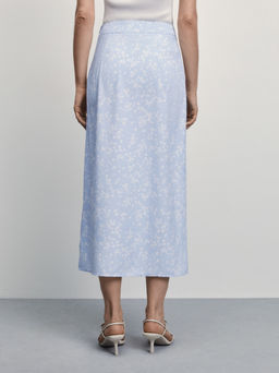 Юбка миди с разрезом / Zarina  фото 4