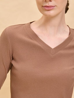 PELICAN, джемпер женский, Коричневый  фото 2