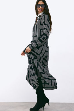 Vestido camisero midi