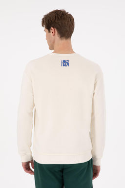 Мужской кремовый свитшот Неожиданная скидка в корзине - U.s. polo assn фото 5