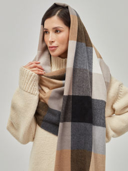 В составе шерсть ! теплый двусторонний палантин