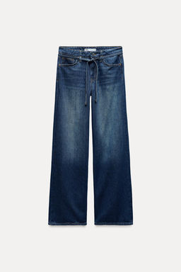 JEANS Z1975 WIDE LEG HIGH-WAIST BELT - Zara фото 2